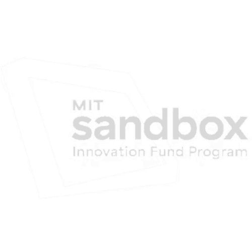 MIT Sandbox Innovation Fund Program logo with geometric shapes and text.